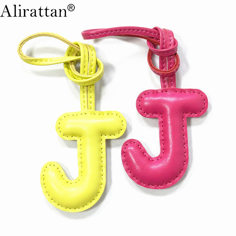 Monogram Keychain Leather - Alirattan Nieuwe Trend Engelse Letter J