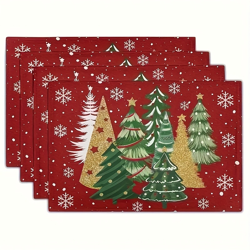 Rode Kerstboom Sneeuwvlok Gepr - Family Tree Print recensie en prijs