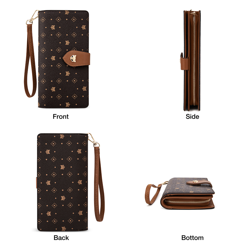 FOXER Dames Lange Portemonnee  - Monogram Keychain Leather recensie en prijs