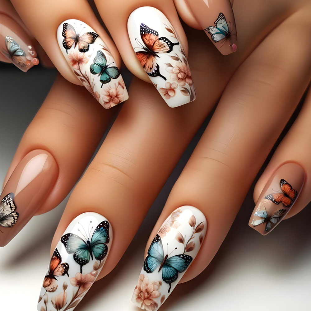 24 stuks witte bloemen ballet  - Pressed Flower Art recensie en prijs