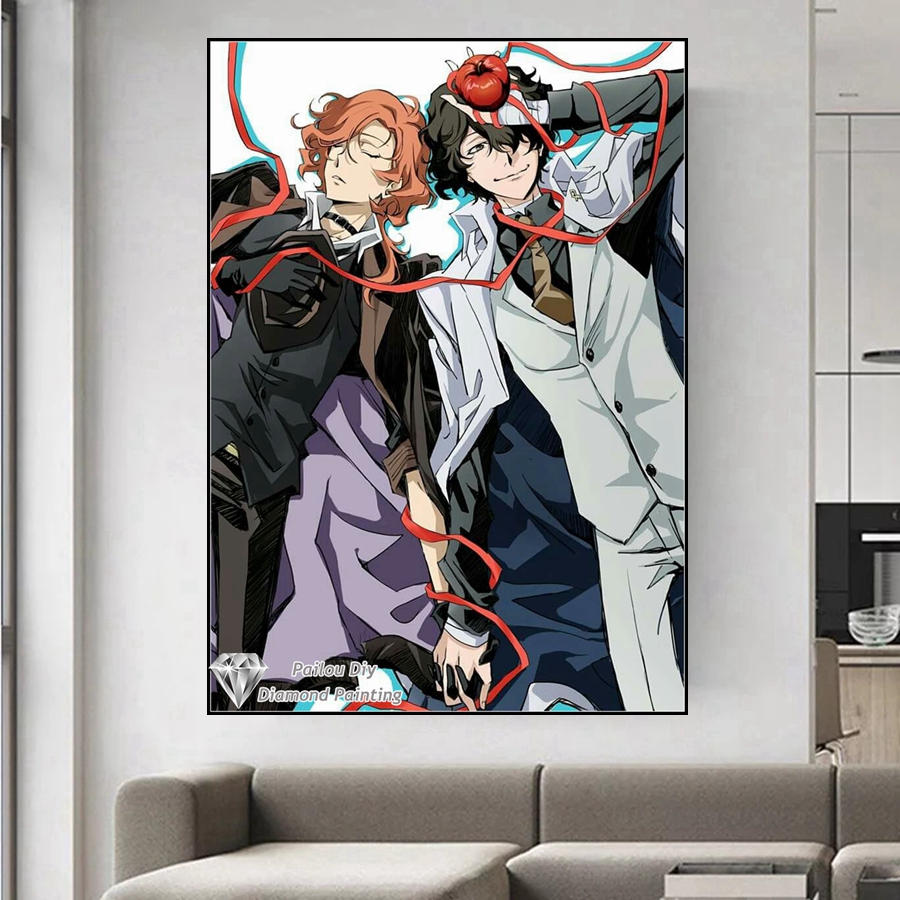 Bungou Zwerfhonden Diy Diamant - Photo Mosaic Print recensie en prijs